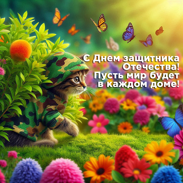 Красивые открытки на 23 Февраля: 30+ идей для поздравления