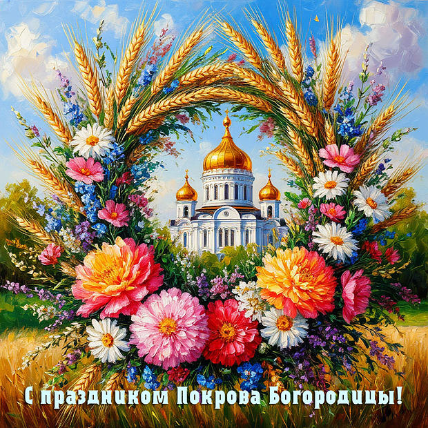 Открытки с Покровом Пресвятой Богородицы: 40+ картинок и пожеланий