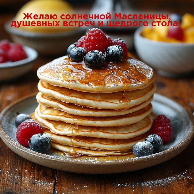 Уникальные открытки к Масленице: 15 картинок для поздравлений близких в 2026 году