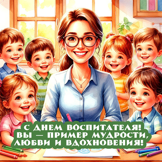 Поздравления на День воспитателя: более 40 уникальных открыток