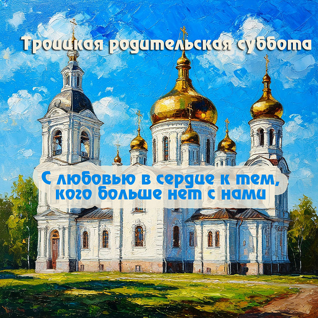 В Троицкой родительской субботе 2025 года: 25 трогательных открыток с молитвами в память о близких