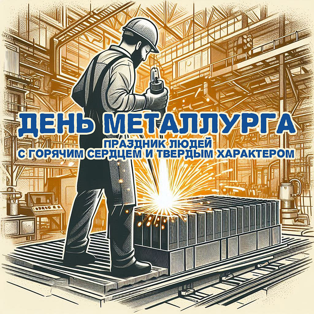 Празднование Дня металлурга: яркие открытки и поздравления для коллег