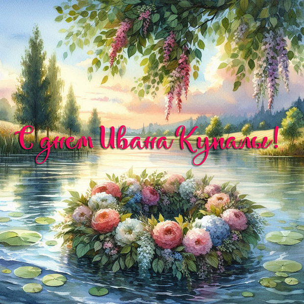 Нарядные открытки ко Дню Ивана Купалы: 40 поздравлений для близких