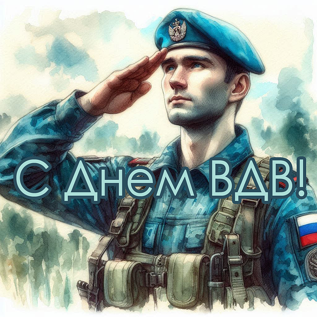 «Никто, кроме нас!» Празднования Дня ВДВ: более 50 открыток и поздравлений по случаю 95-летия десантных войск