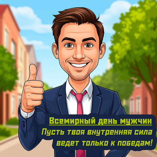 Открытки с Всемирным днем мужчин: 40+ красивых картинок и поздравлений