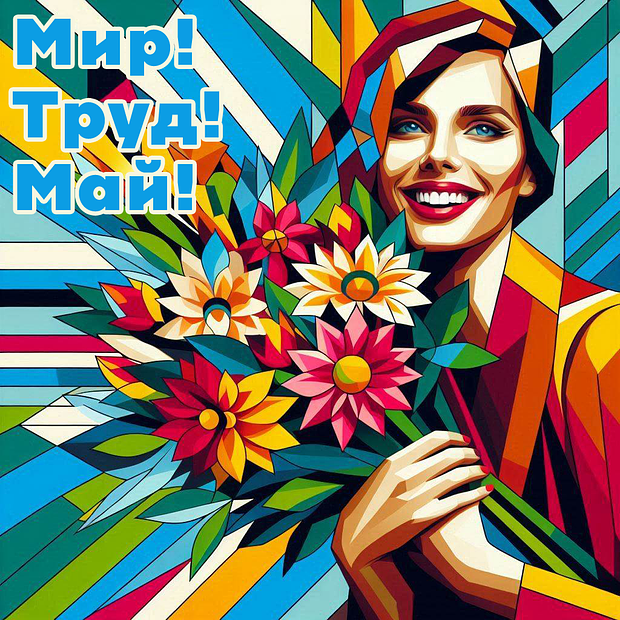 Отметить 1 Мая: 30 современных и советских открыток для поздравления с праздником весны и труда