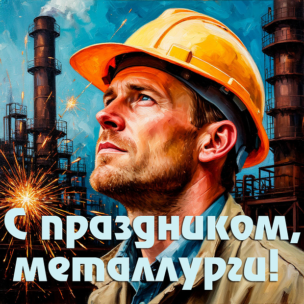 Празднование Дня металлурга: яркие открытки и поздравления для коллег