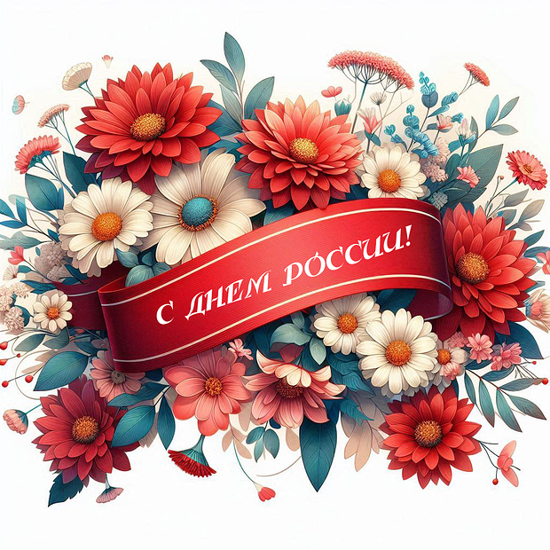 С Днём России! Красивые открытки и поздравления в честь праздника