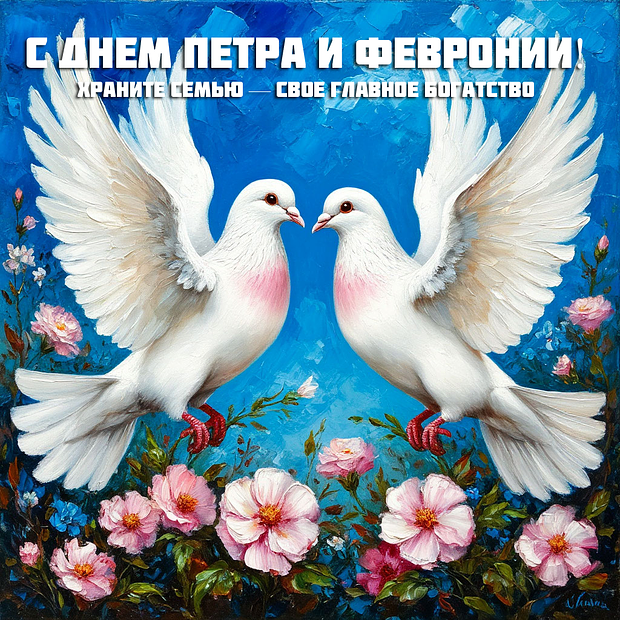 От открыток на День семьи, любви и верности до поздравлений: 70+ уникальных карточек