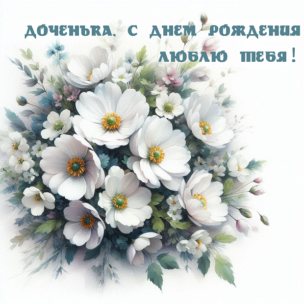 60+ открыток и поздравлений с днем рождения дочери: скачайте бесплатно в хорошем качестве