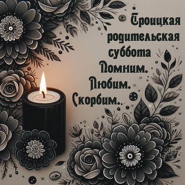 В Троицкой родительской субботе 2025 года: 25 трогательных открыток с молитвами в память о близких