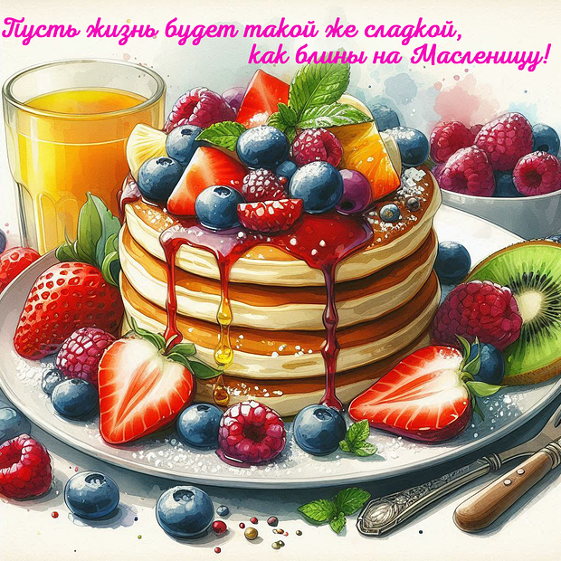 Уникальные открытки к Масленице: 15 картинок для поздравлений близких в 2026 году