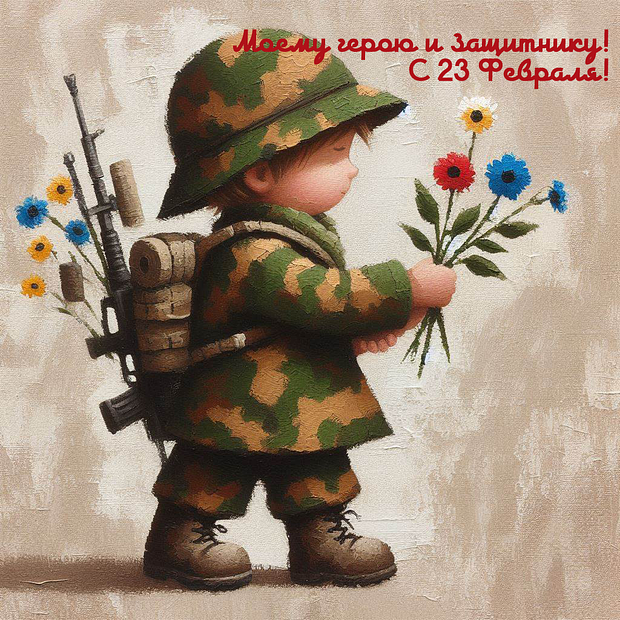 Красивые открытки на 23 Февраля: 30+ идей для поздравления