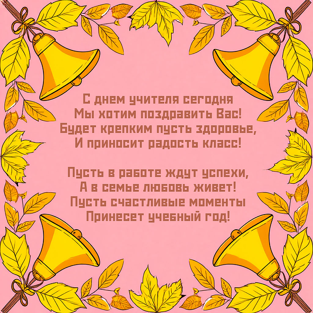 Открытки на День учителя: более 60 картинок и поздравлений