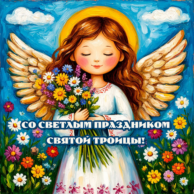С праздником Святой Троицы! Открытки: более 40 уникальных картинок для поздравлений