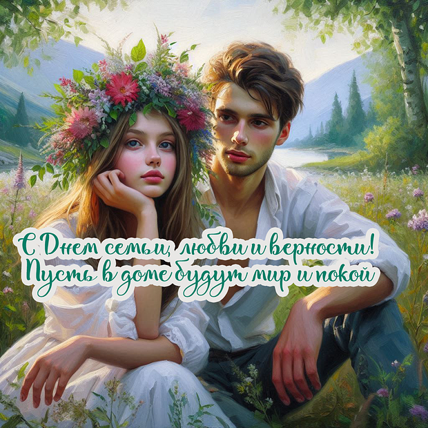 Поздравления с Днем семьи, любви и верности: более 30 уникальных открыток
