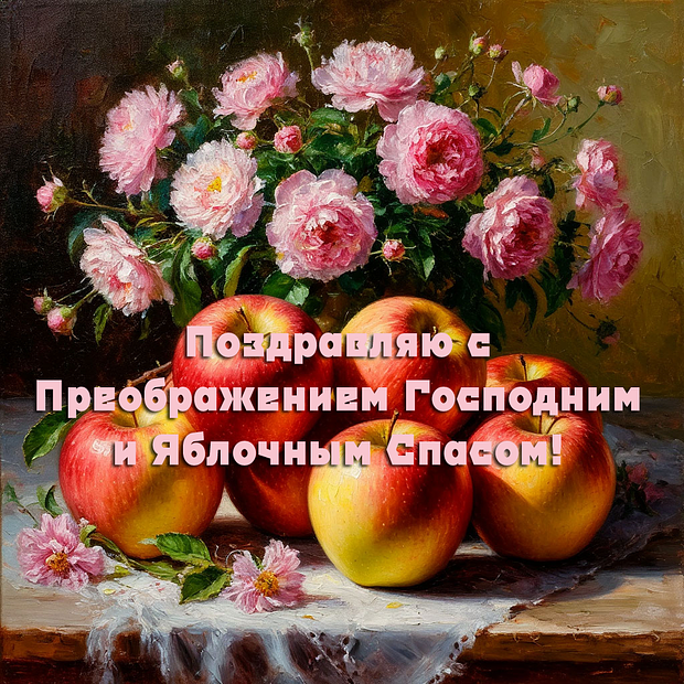 Яблочный Спас: 40+ открыток и поздравлений