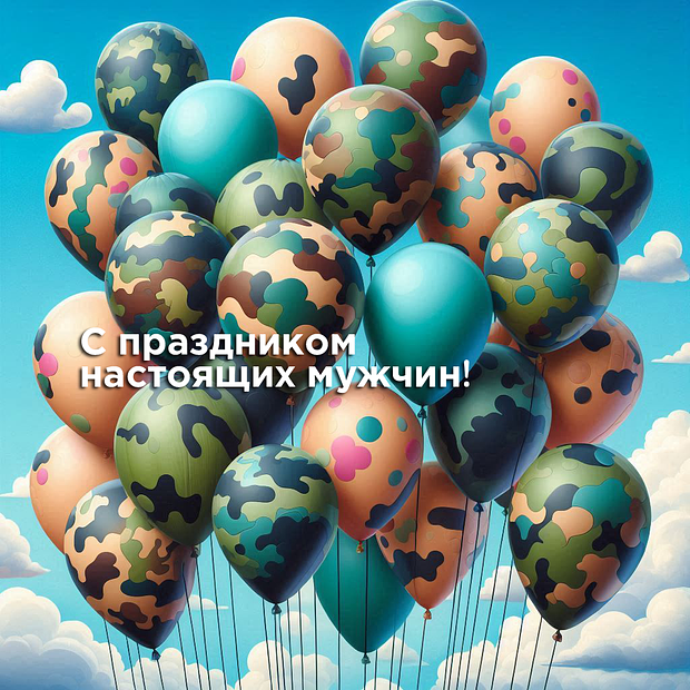 Красивые открытки на 23 Февраля: 30+ идей для поздравления