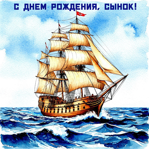 60+ уникальных открыток и поздравлений с днем рождения сына: скачайте бесплатно в отличном качестве