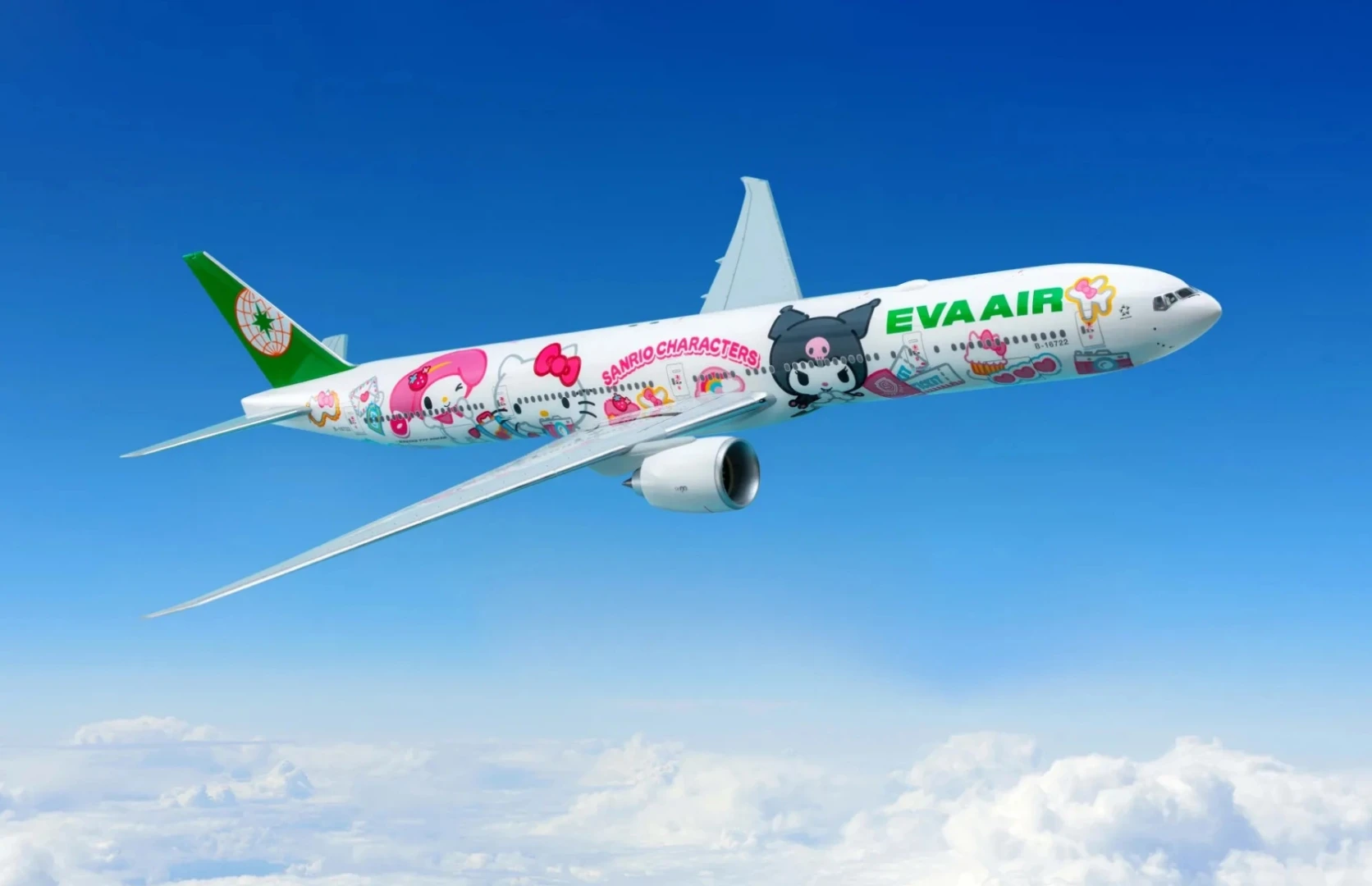 Борт Besties Jet, Eva Air