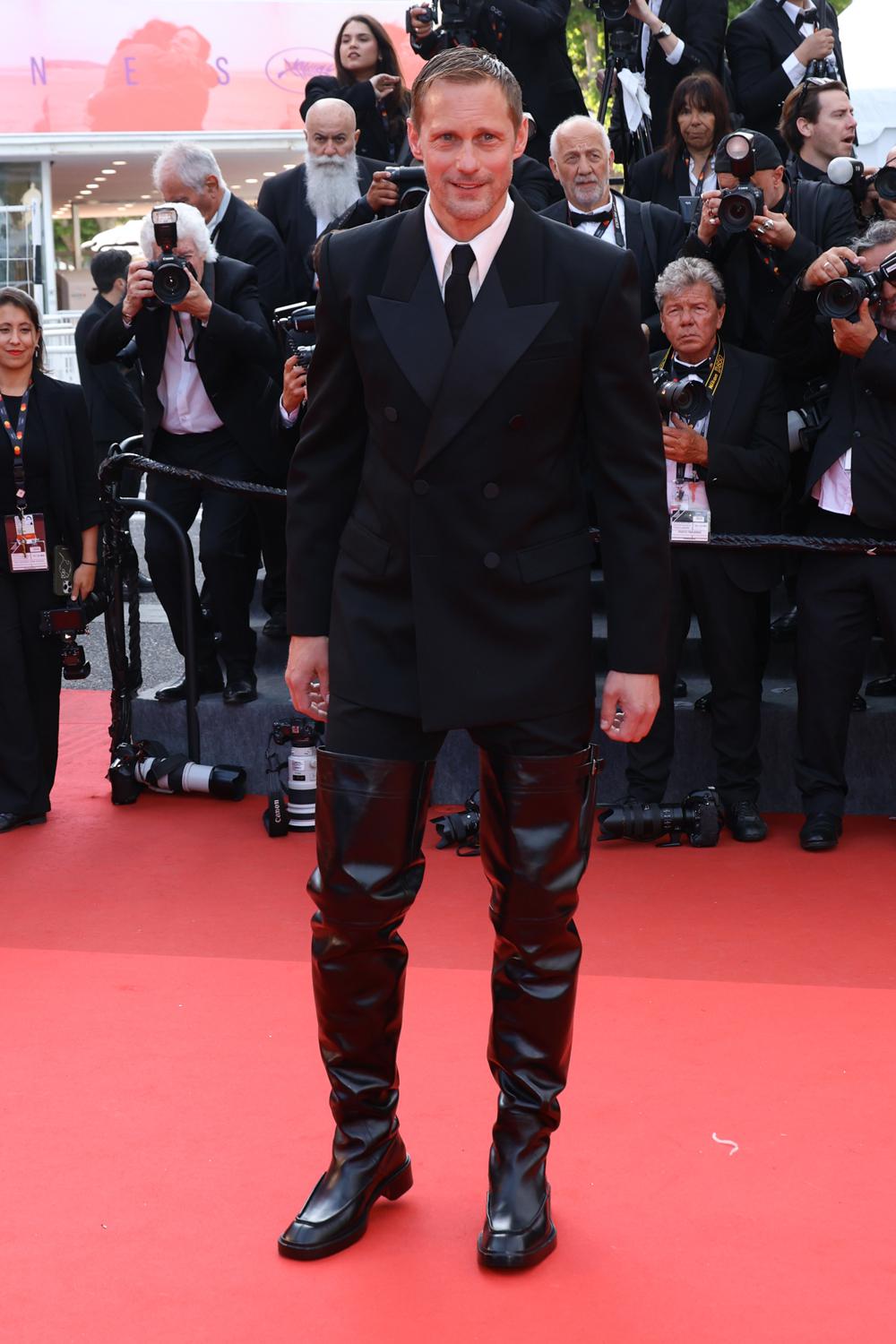 Александр Скарсгард в Saint Laurent