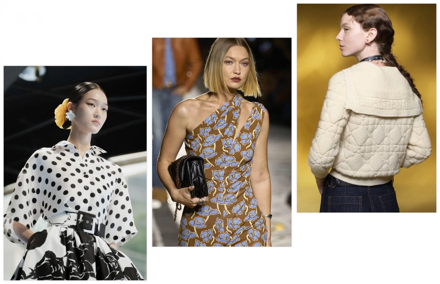 Фото: Carolina Herrera, Versace, Dior