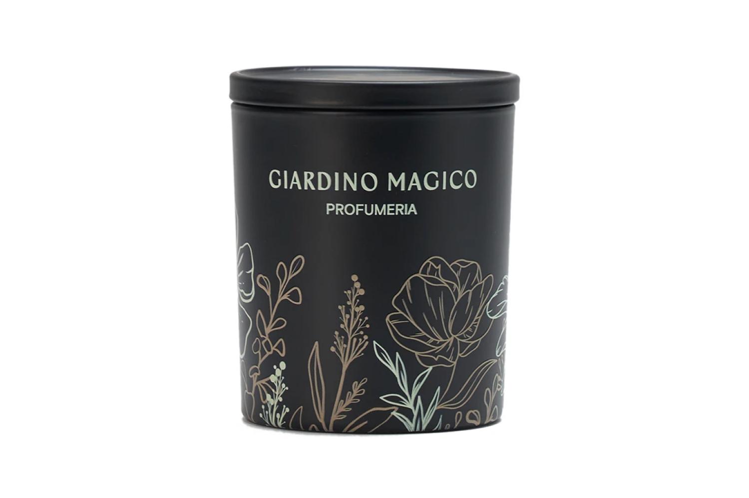 Парфюмерованная свеча Musk, mandarin, santal, лимитированная коллекция, Giardino Magico