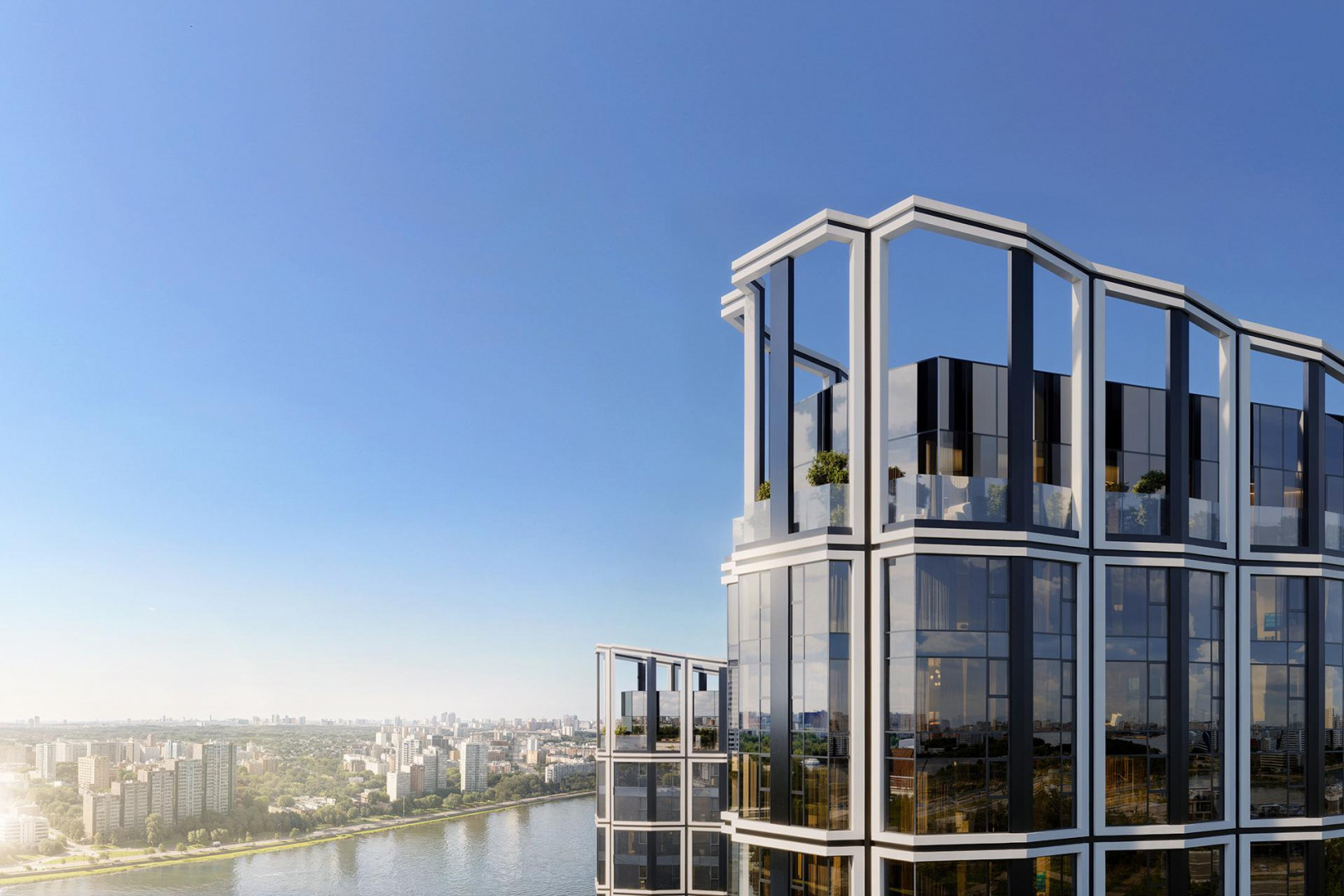 Квартиры с угловым остеклением