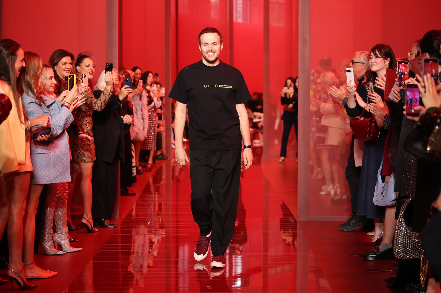 Сабато Де Сарно на показе Gucci весна-лето 2025