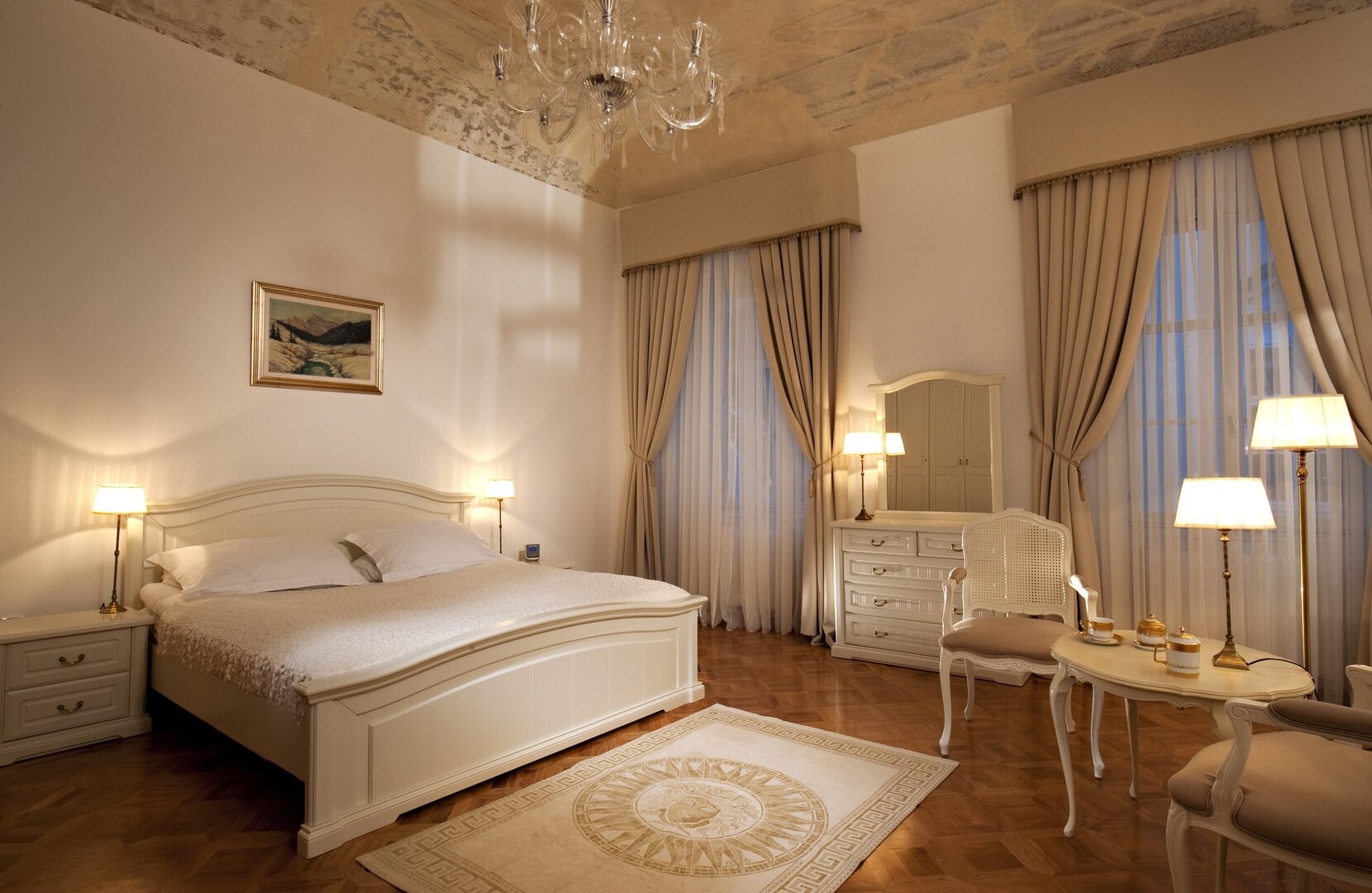 Спальня в отеле Antiq Palace Hotel and Spa.