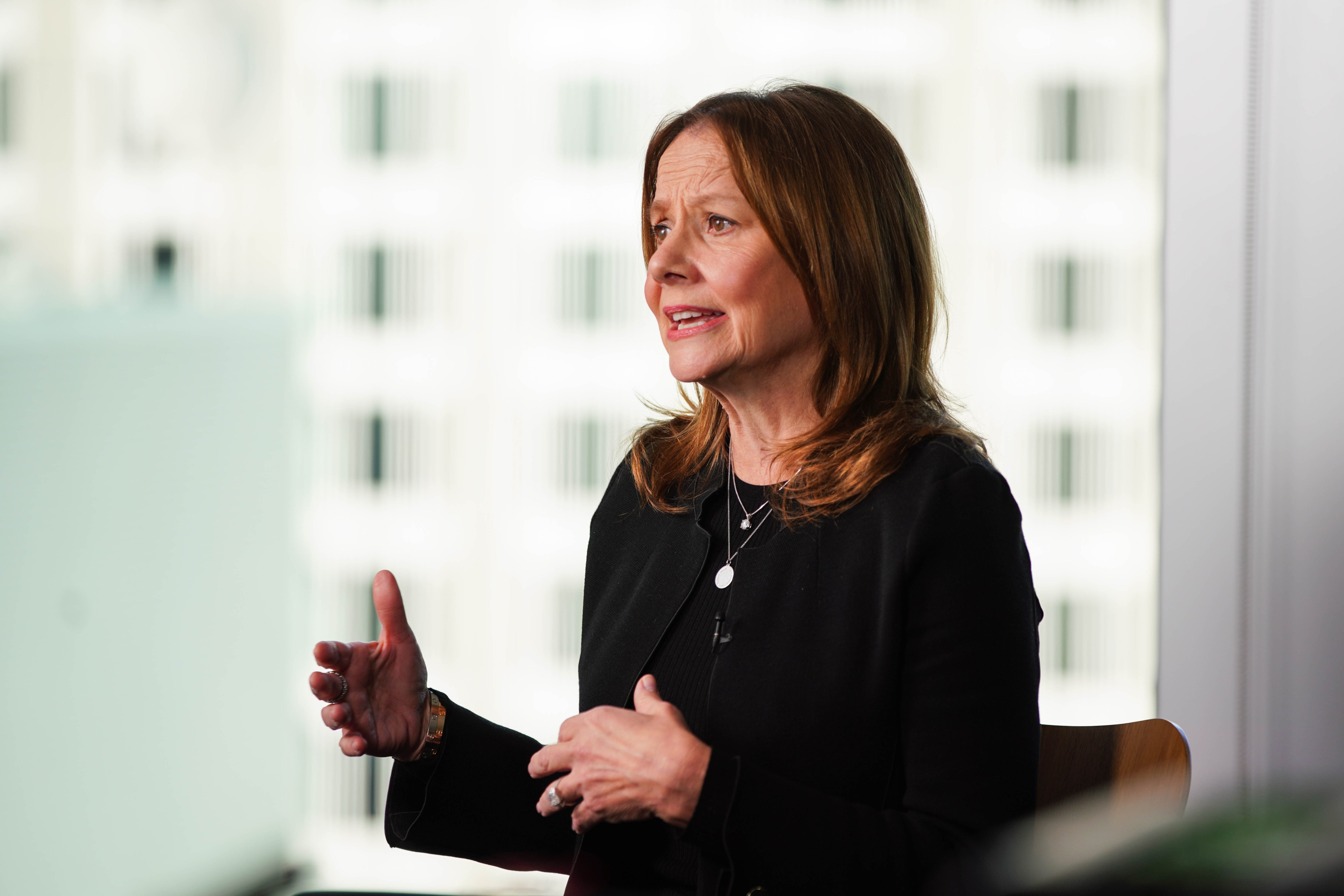 Mary Barra said GM remained committed to autonomous technology