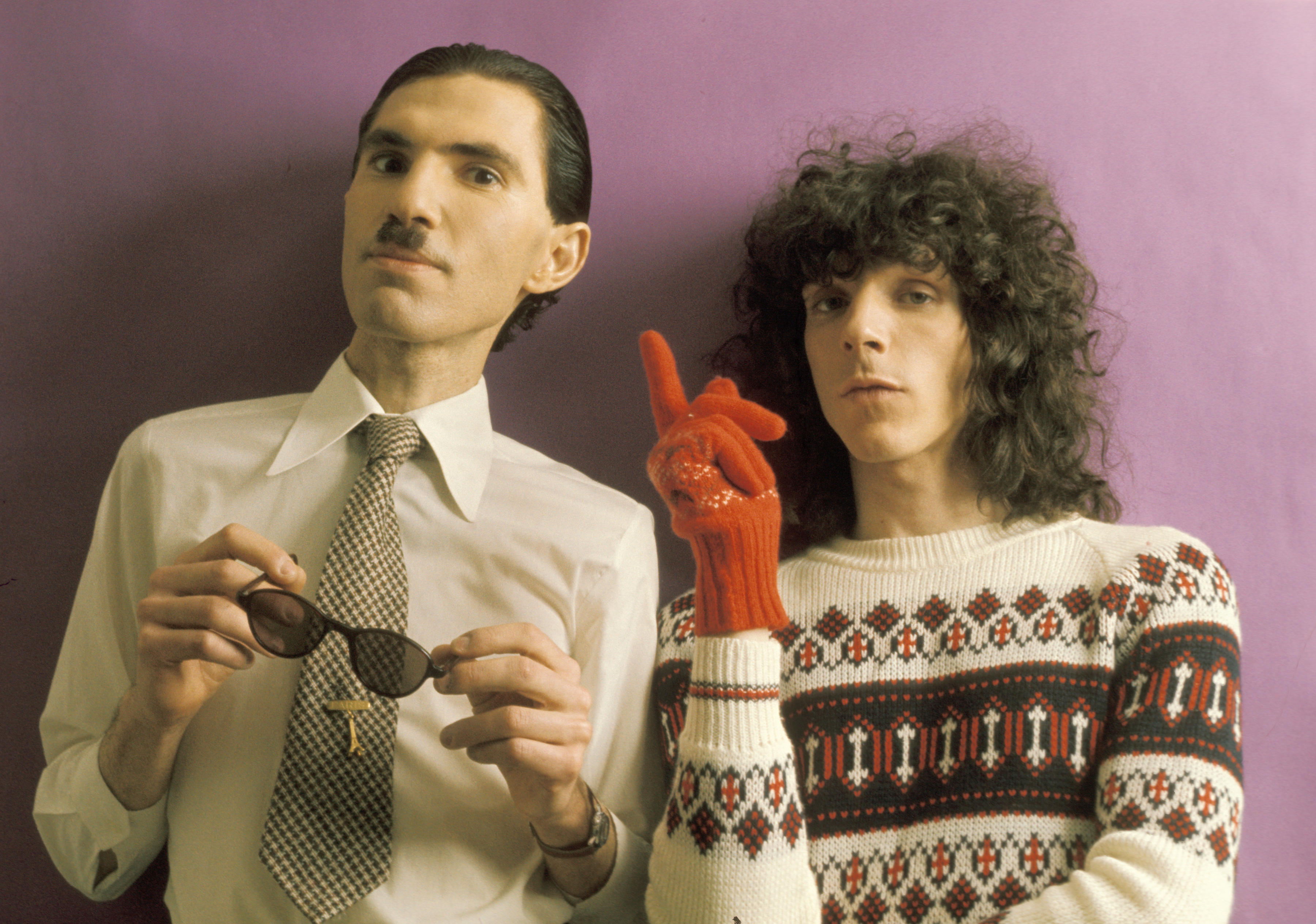 Фото поп-группы Sparks в 1974 году.