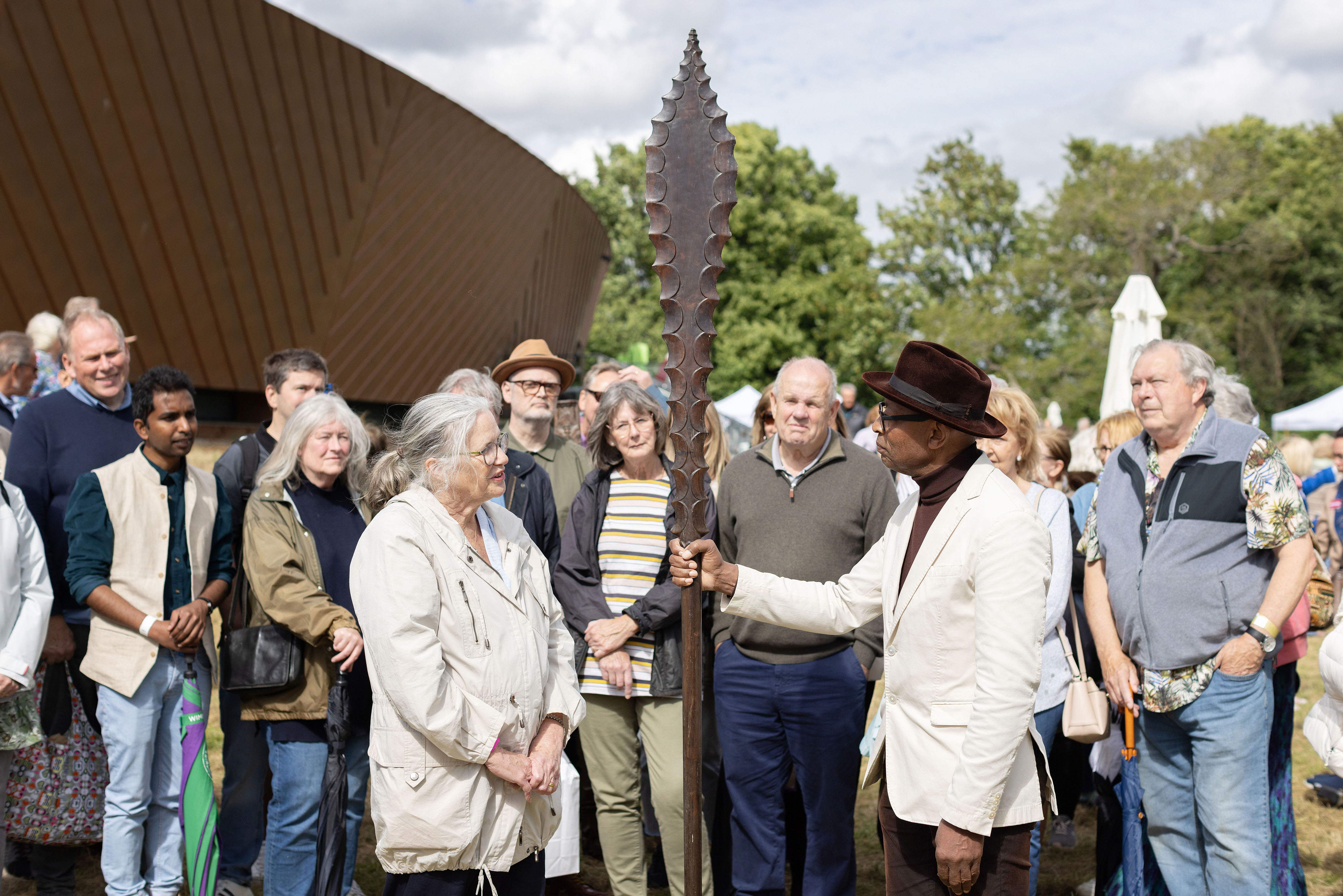 Archer-Morgan valued this ceremonial war club from the Cook Islands at between £100,000 and £150,000 on Antiques Roadshow