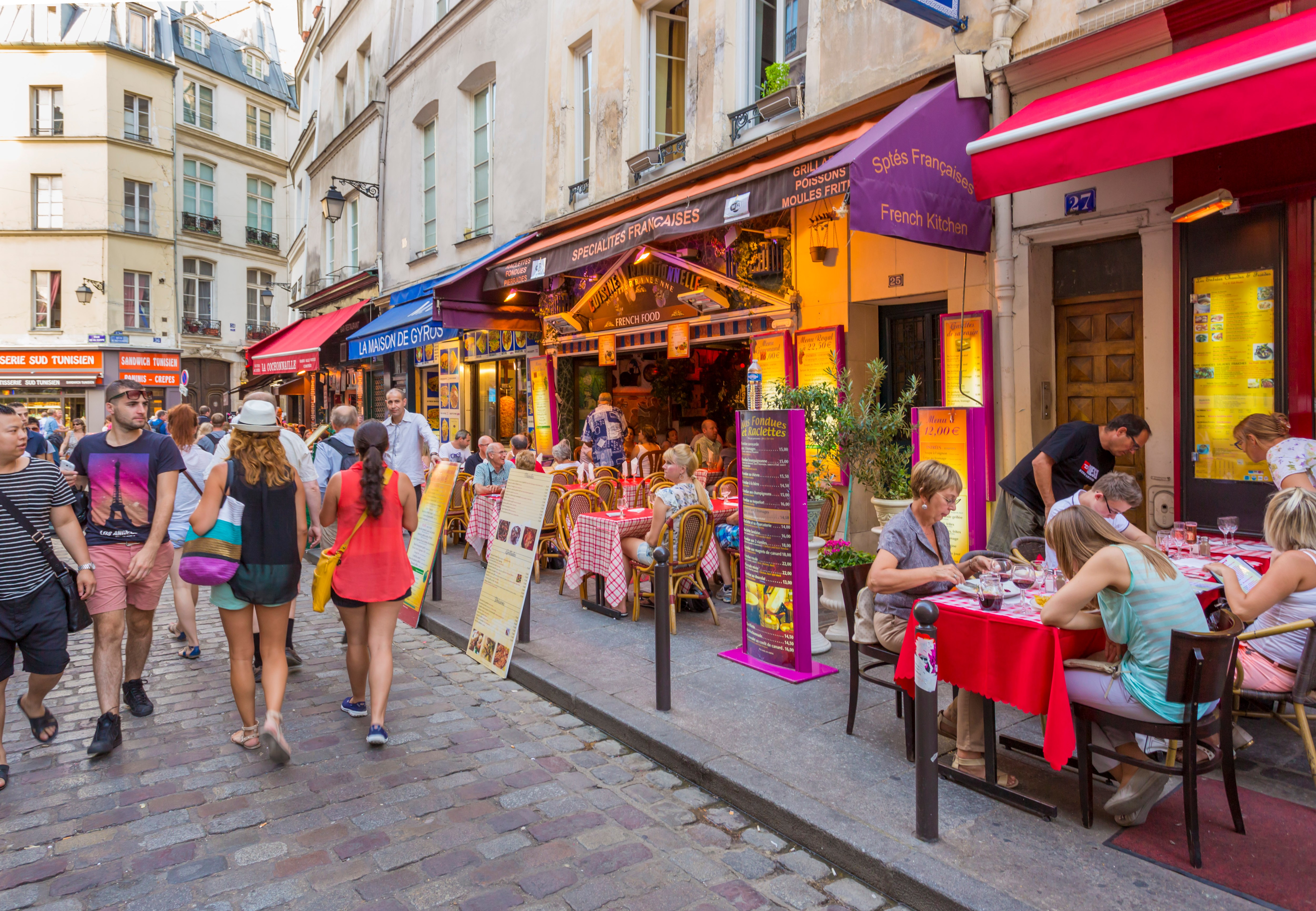 The Latin quarter in Paris where Secret Food Tours offers its services rather than near tourist hotspots such as the Eiffel Tower