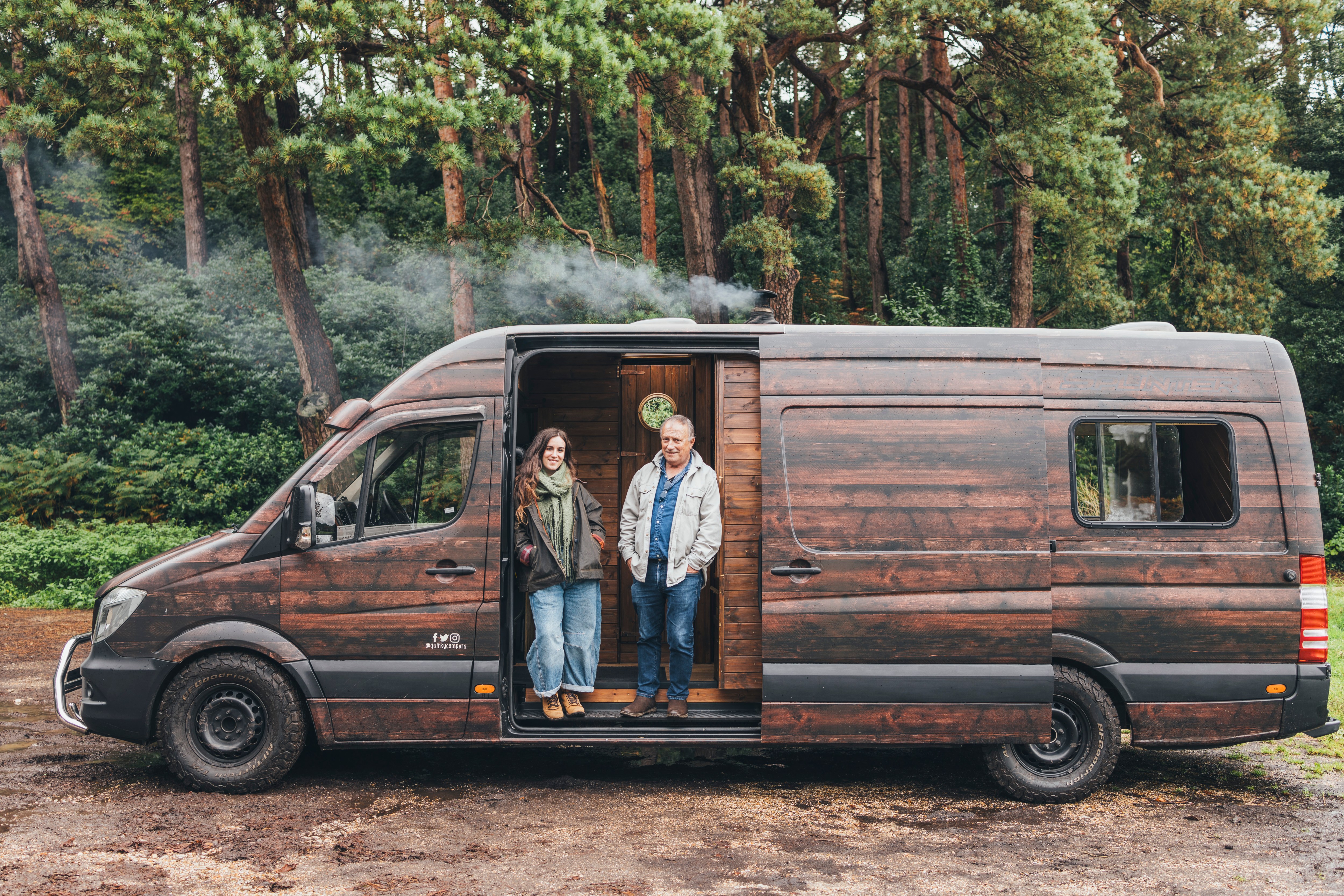 Sophie and Valentine Bryant renovated an old delivery van and make more than £15,000 a year renting it out