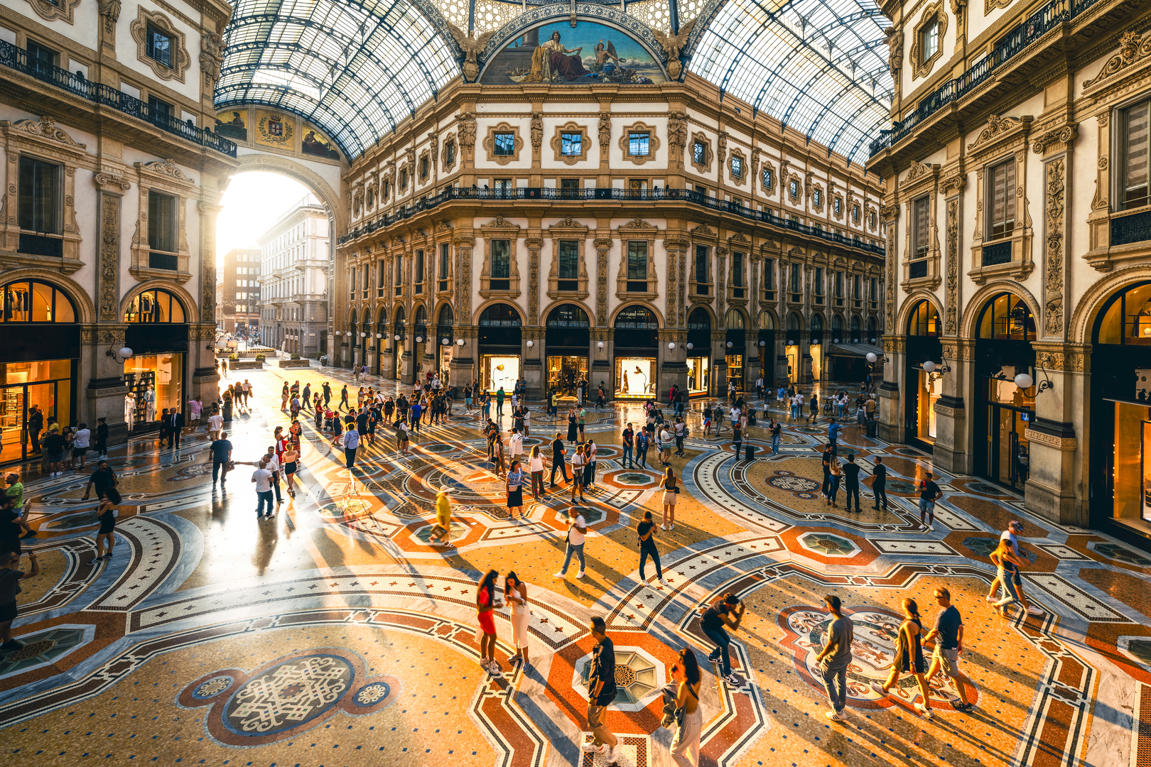 The Galleria Vittorio Emanuele II in Milan