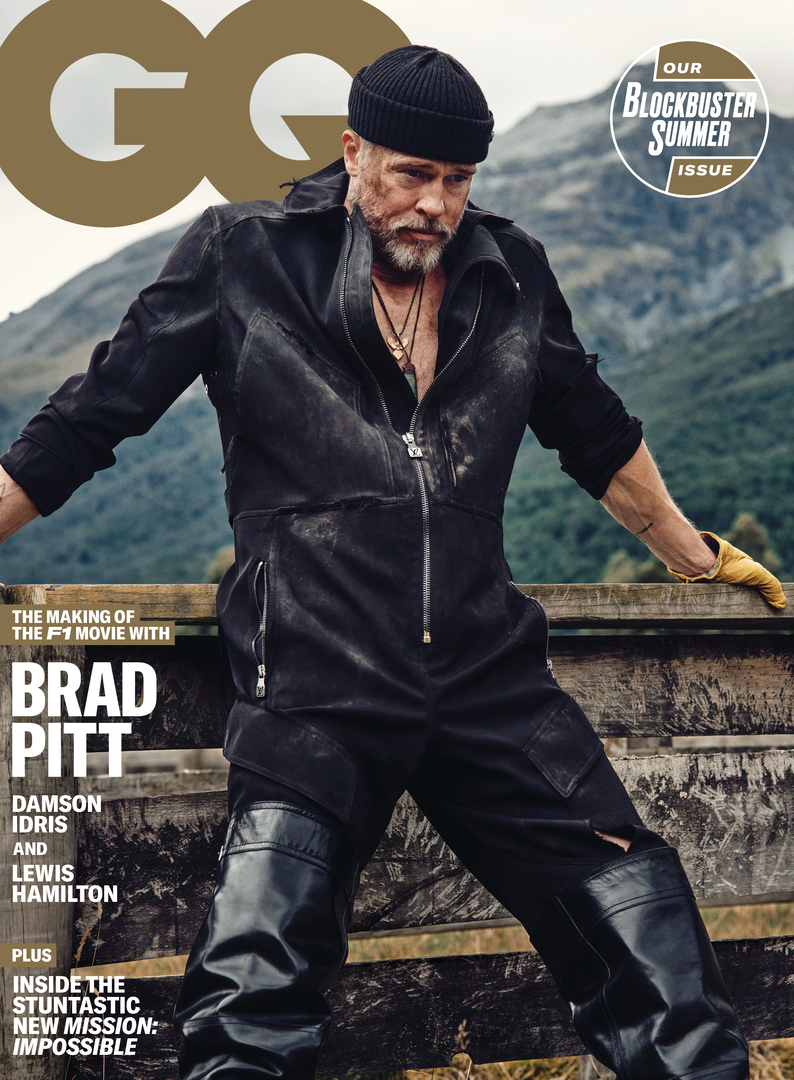 Брэд Питт на обложке журнала GQ.