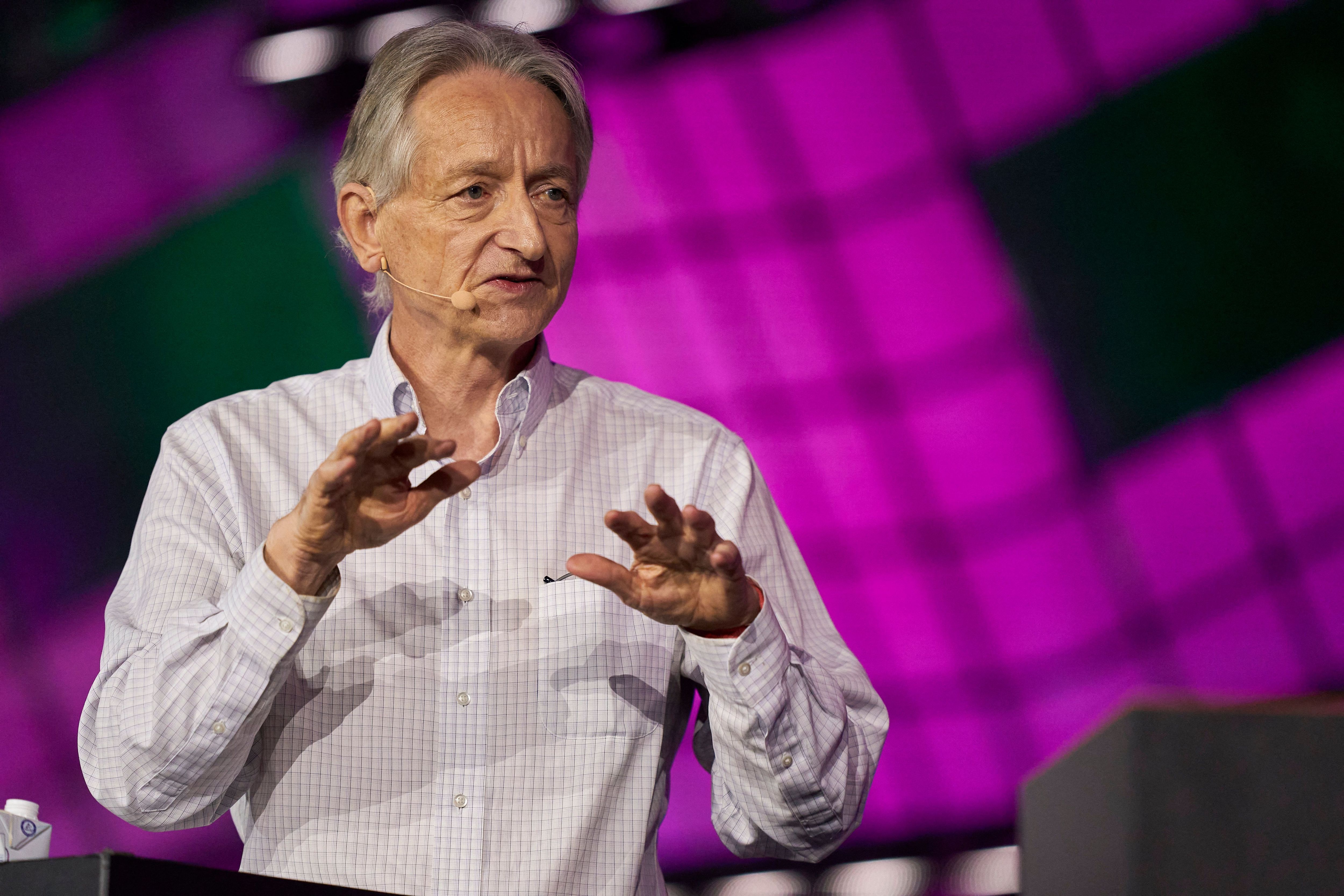 Geoff Hinton emphasizes the importance of addressing both the promise and risks of powerful AI systems.