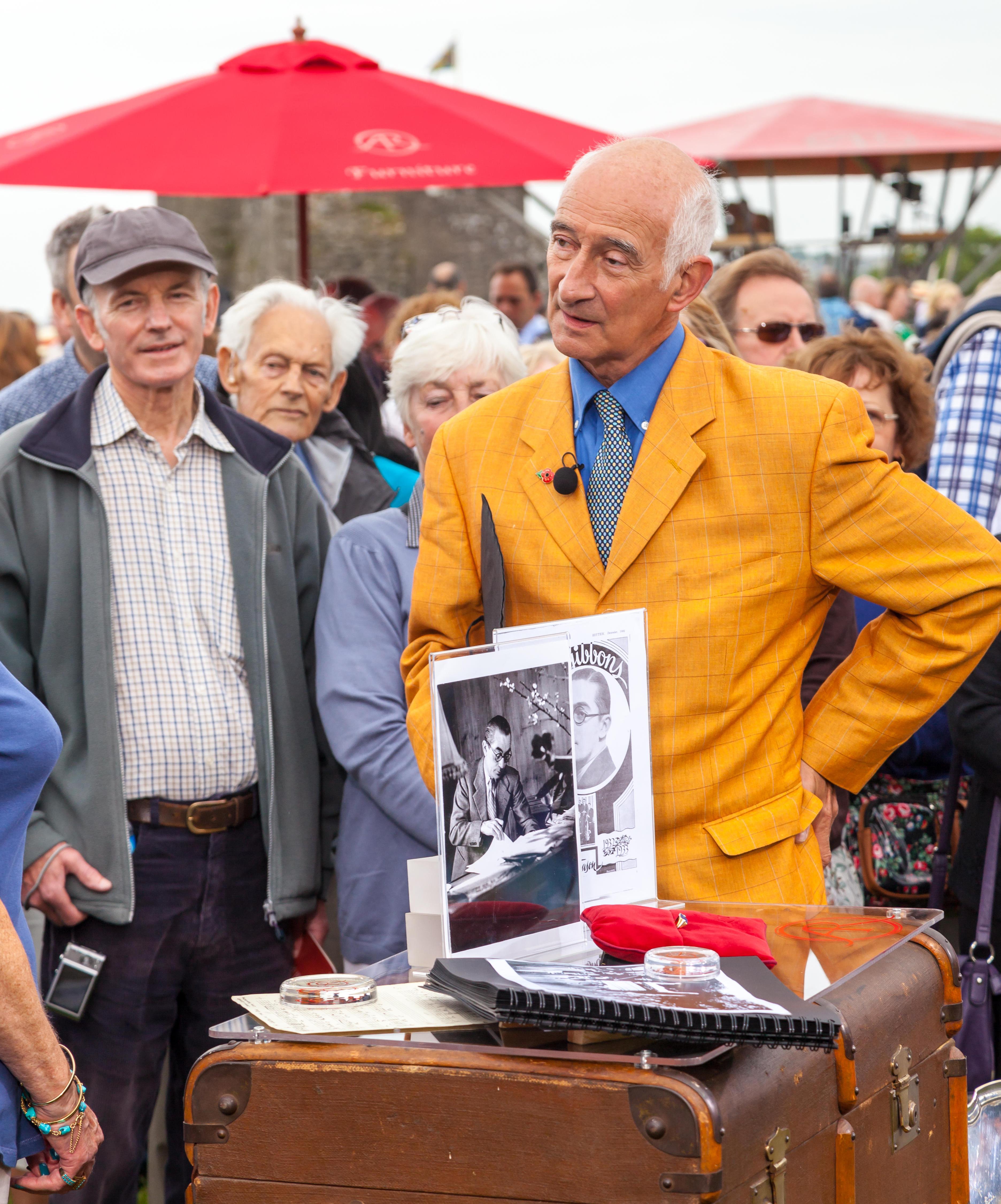 At Pembroke Castle for Antiques Roadshow in 2016