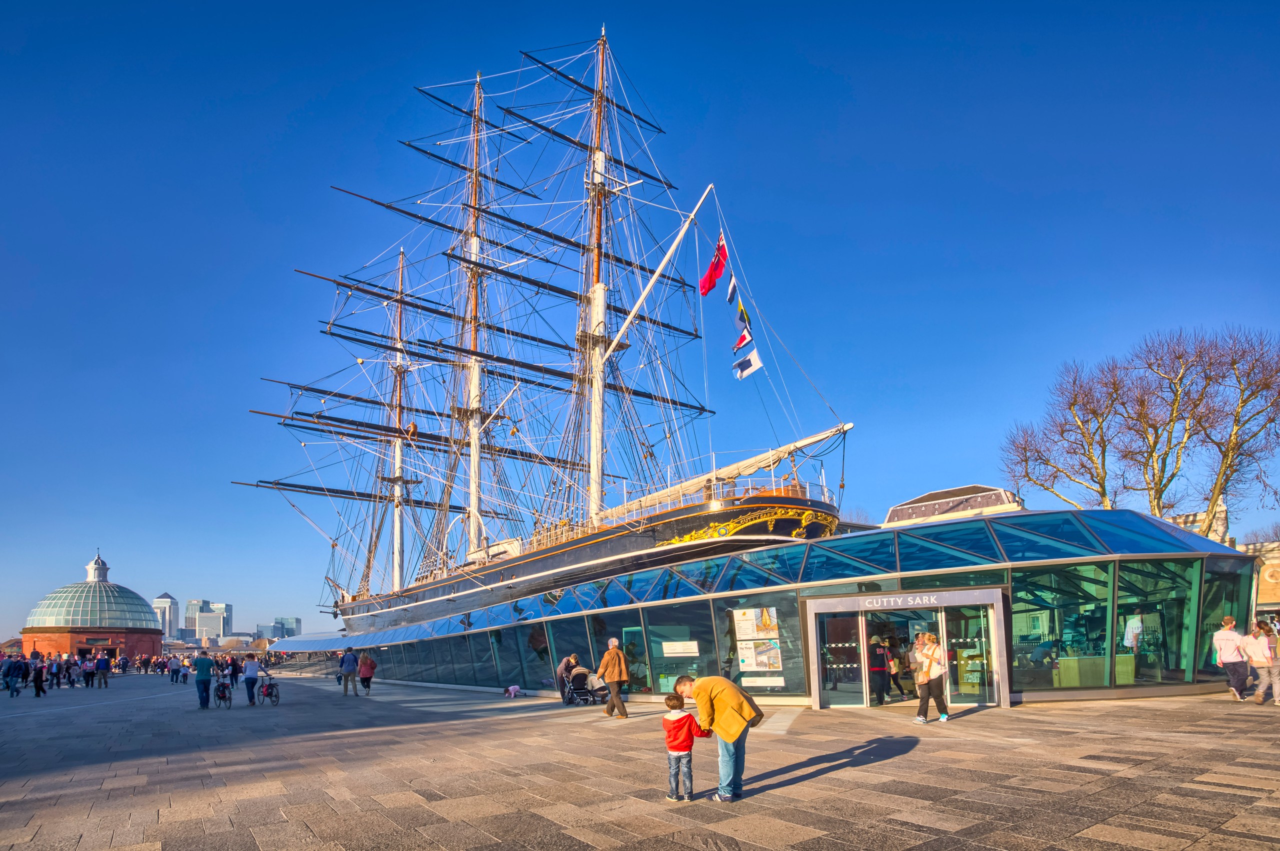 Cutty Sark — исторический корабль в Гринвиче