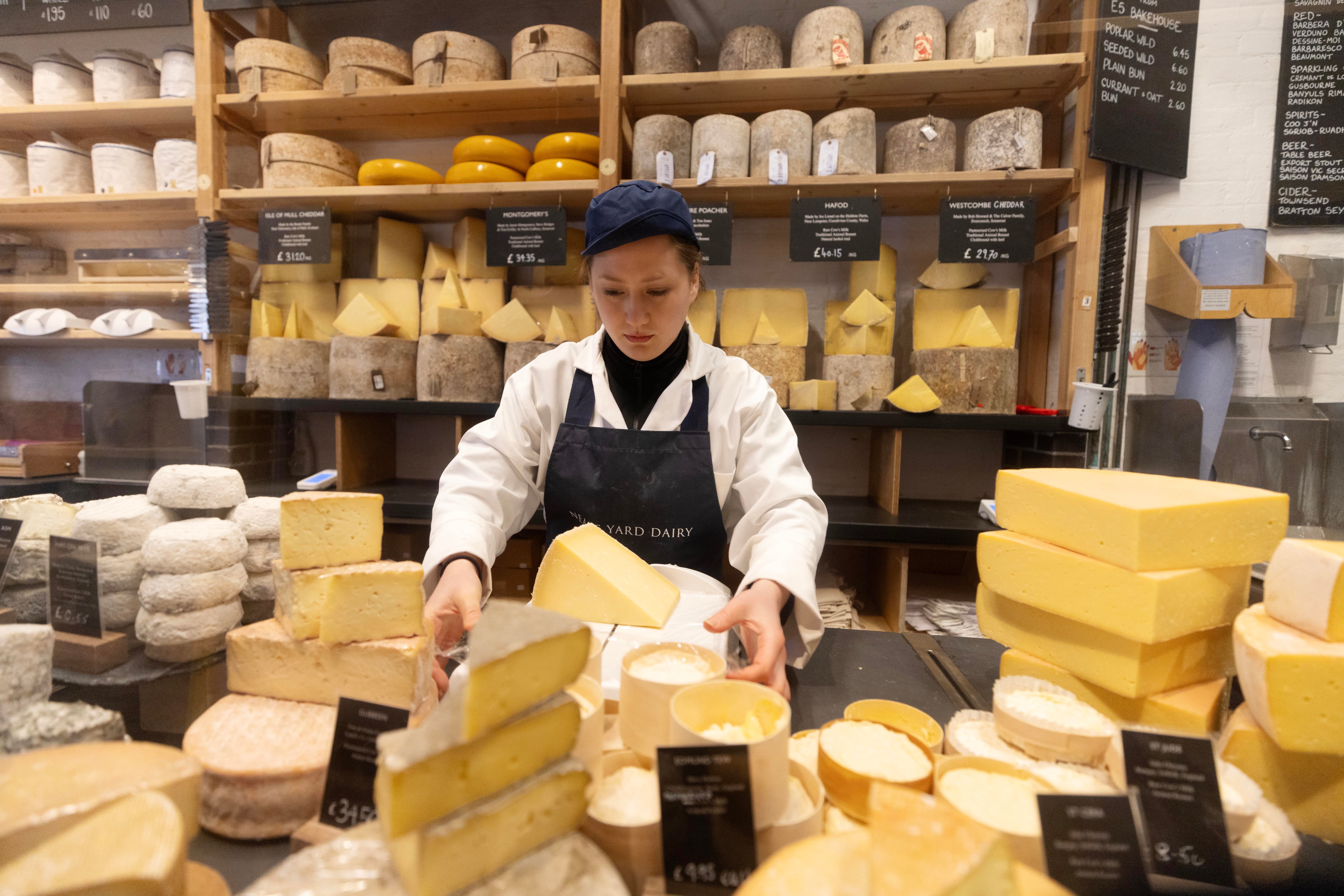 Neal's Yard Dairy на Borough Market, Лондон