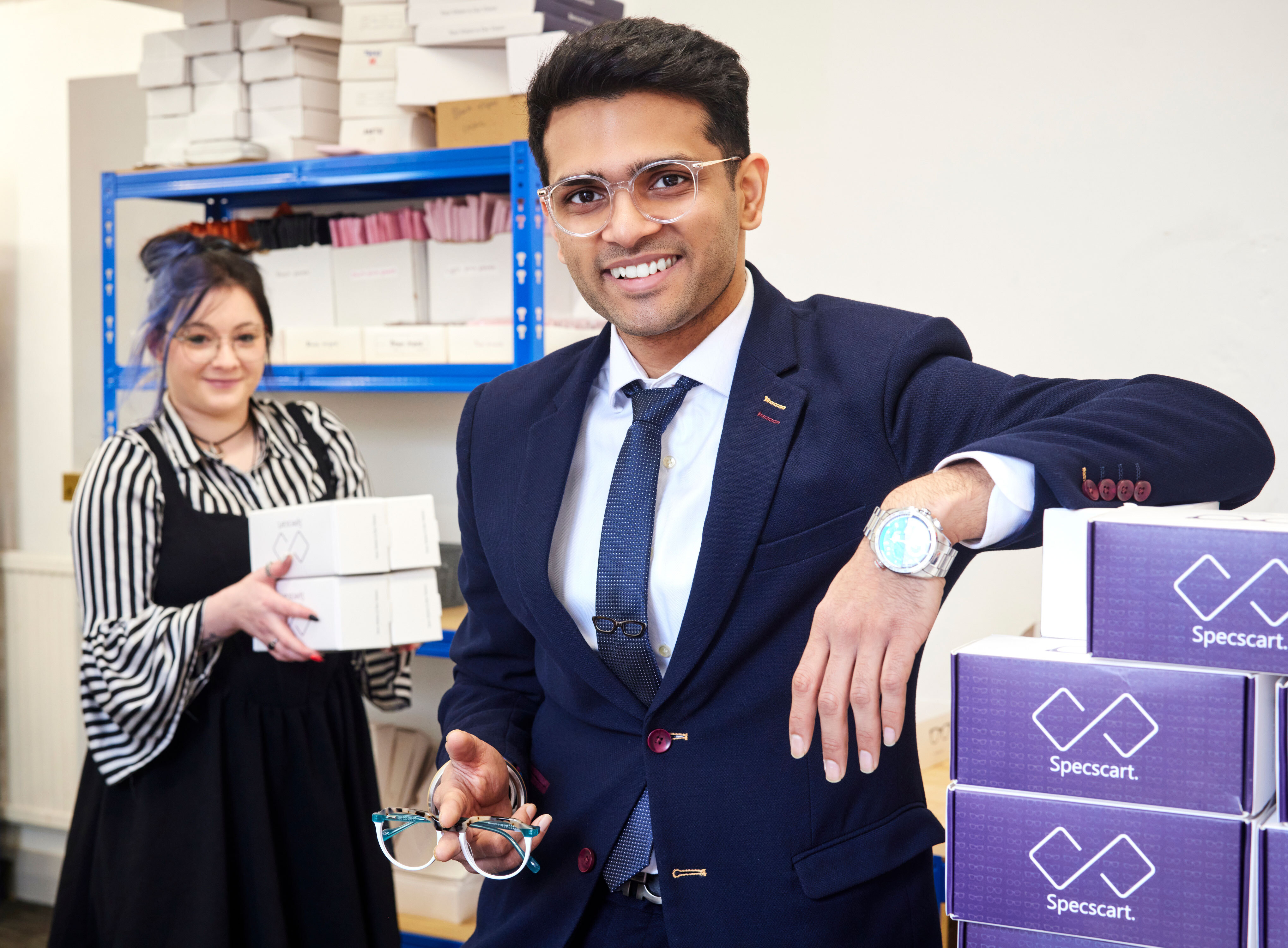 Sid Sethi, founder of Specscart, on track for £3.5 million in sales this year