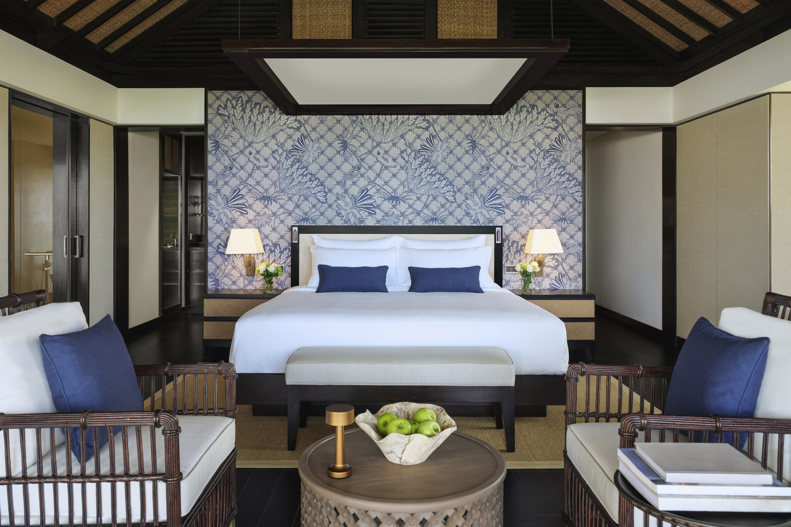 Спальня в курорте Raffles Bali