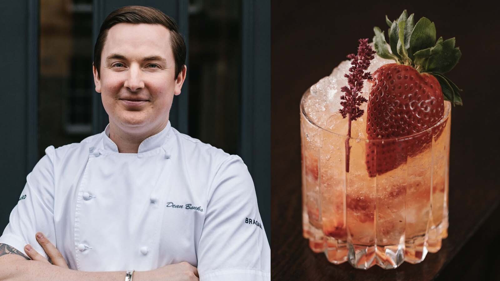 Коктейль Strawberry Smash от шеф-повара Дина Бэнкса.