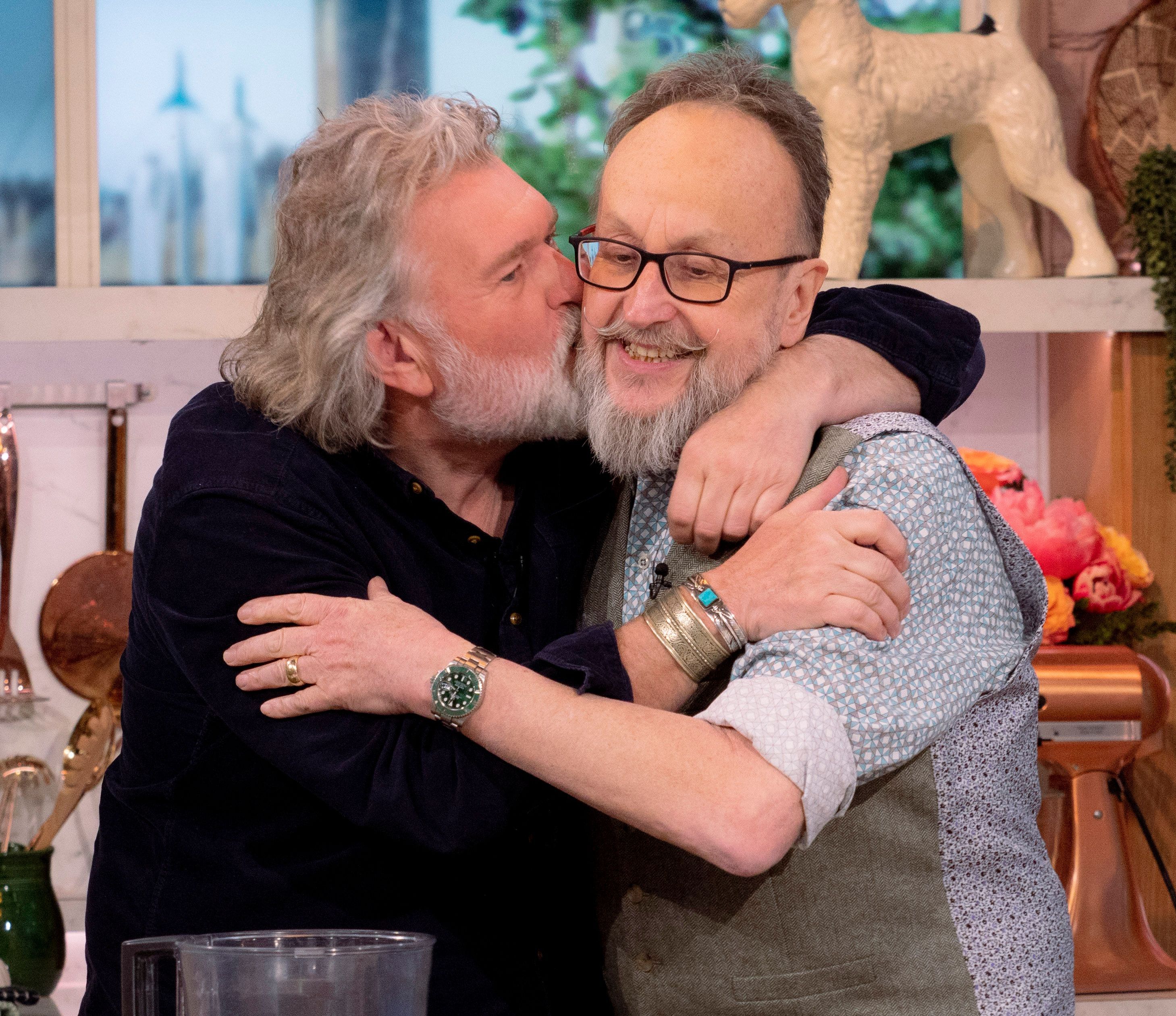 The Hairy Bikers appear on ITV’s This Morning in April 2023, ten months before Myers’s death