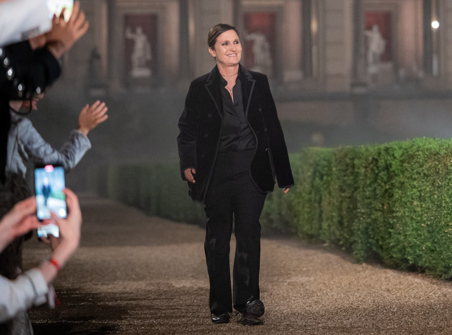 Мария Грация Кьюри на показе Dior Cruise 2026.