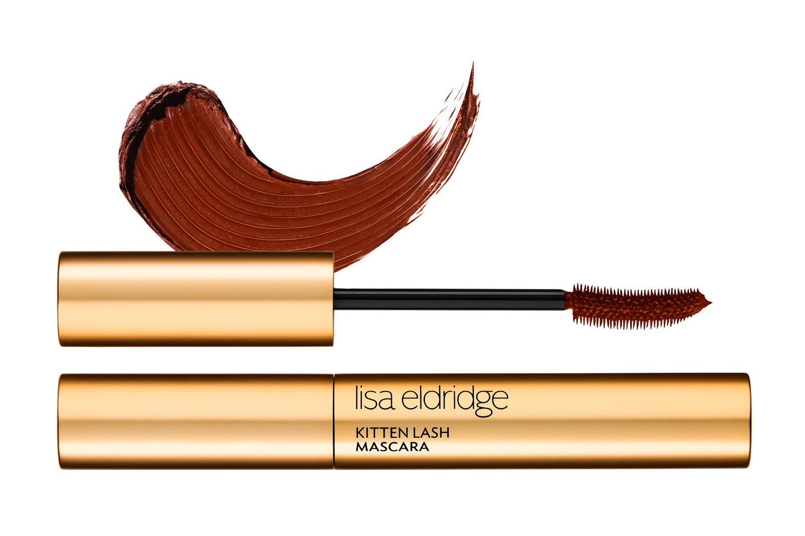 Тушь для ресниц Lisa Eldridge Kitten Lash в коричневом цвете.