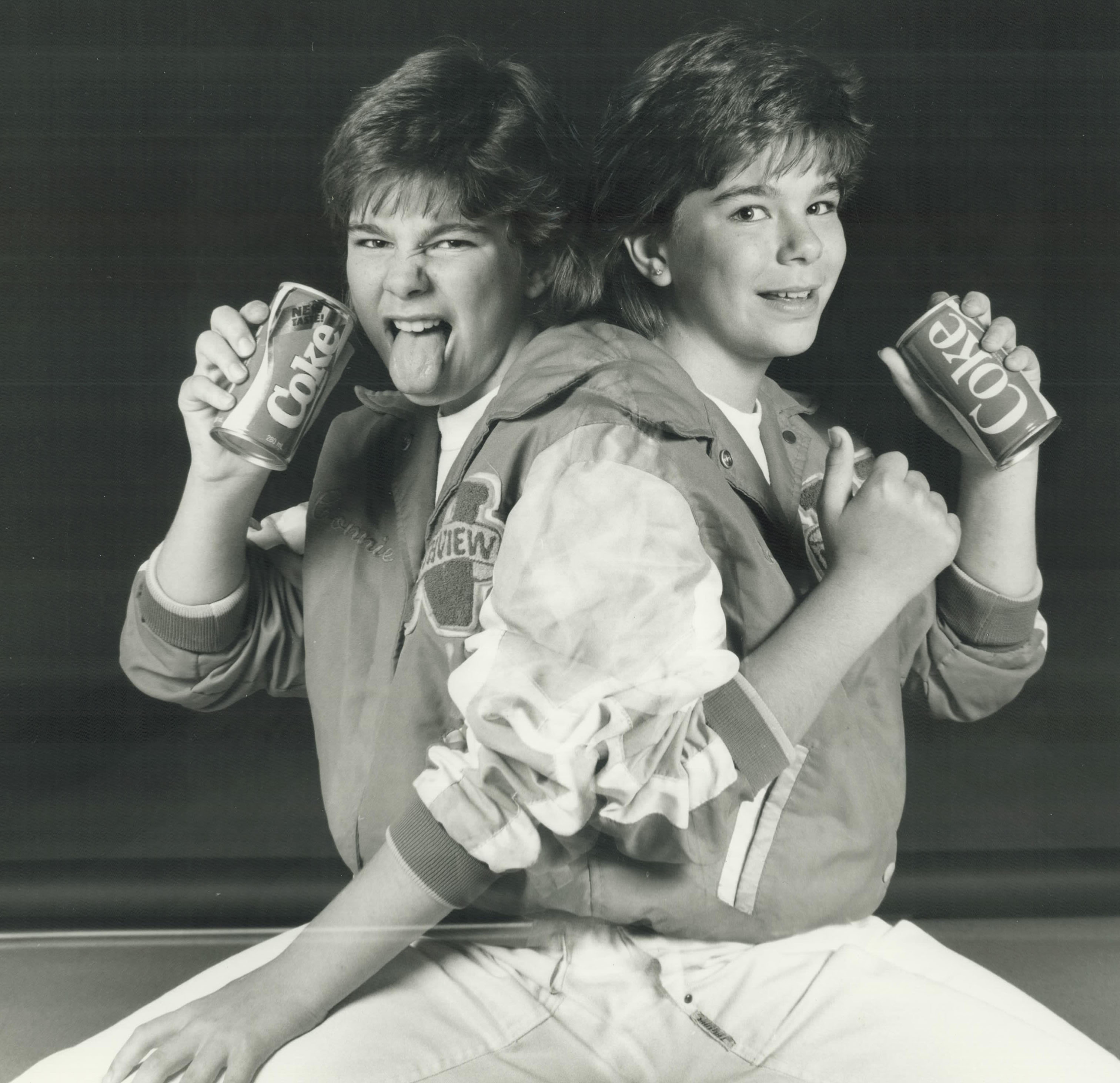 Coca-Cola Classic was a hit in 1985 with Michelle Gahwiler, 11, who thought Coke’s new formula, left, tasted like Pepsi