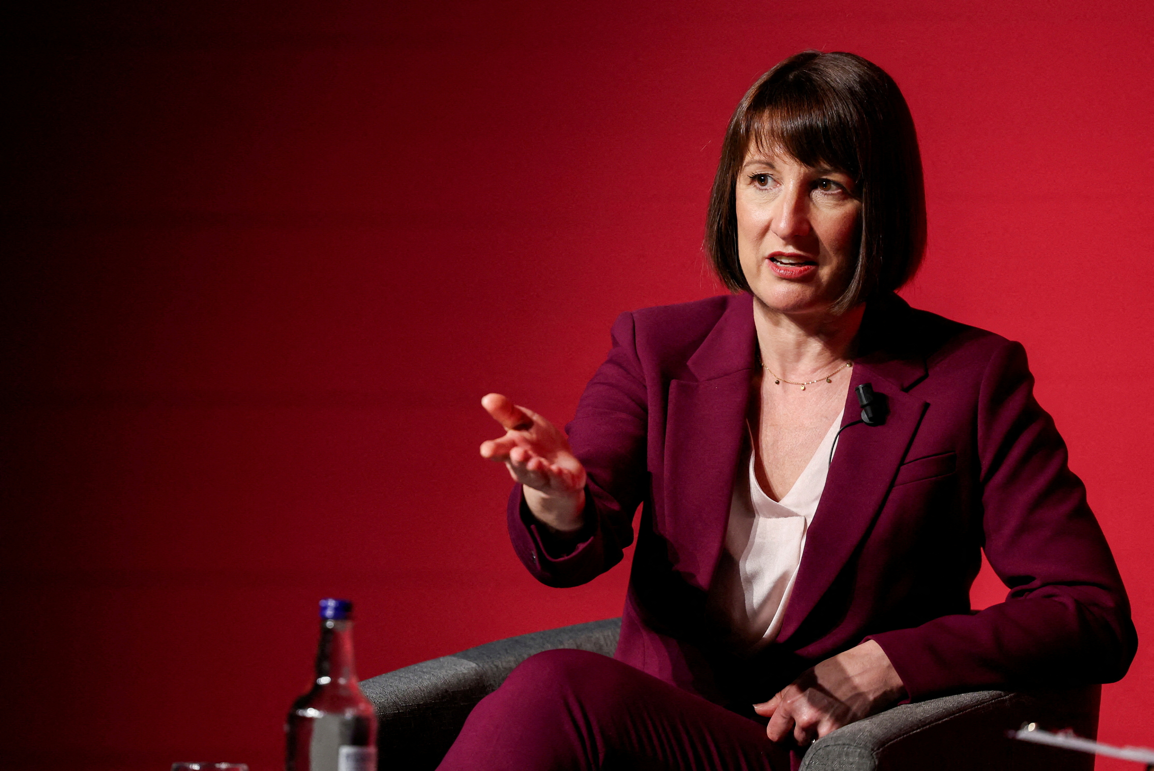 Reeves at a fringe meeting during the Labour Party conference last month