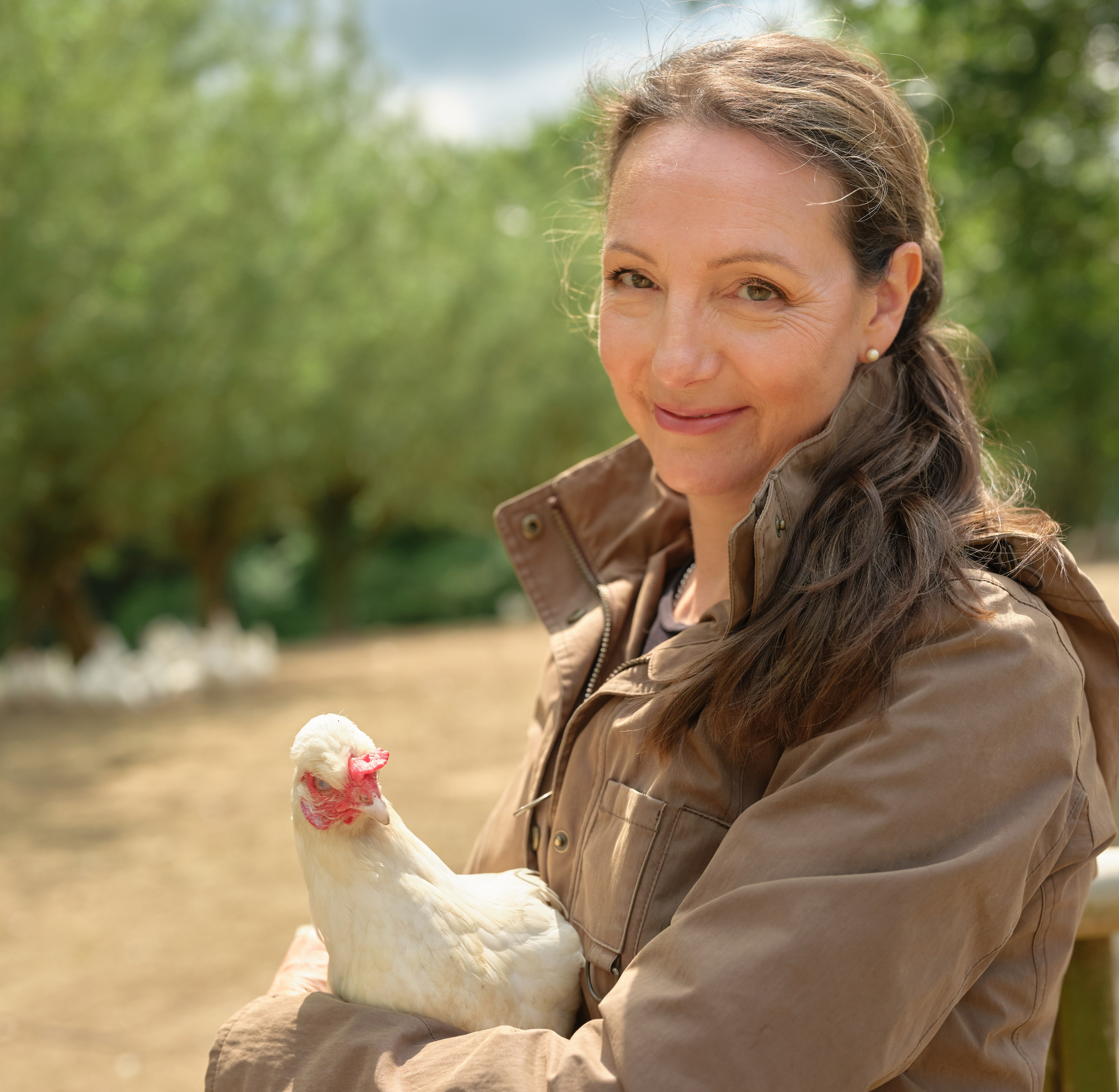 Tonks: 'You’ve got to keep a hen really calm and chilled out, otherwise you get eggs that are really wrinkly.'